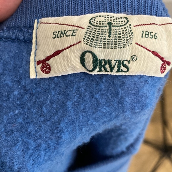 Vintage ORVIS Crew Neck Sweatshirt |Size L - Picture 9 of 11